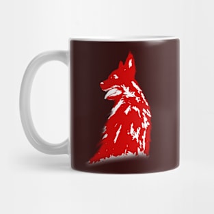 Colorful Animals - Red Dog Mug